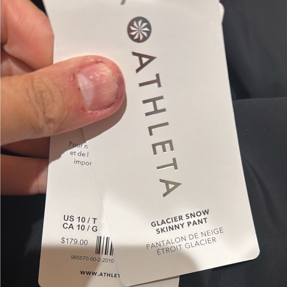 ATHLETA Glacier Snow Skinny Pant II // Black #985570 - Picture 15 of 16